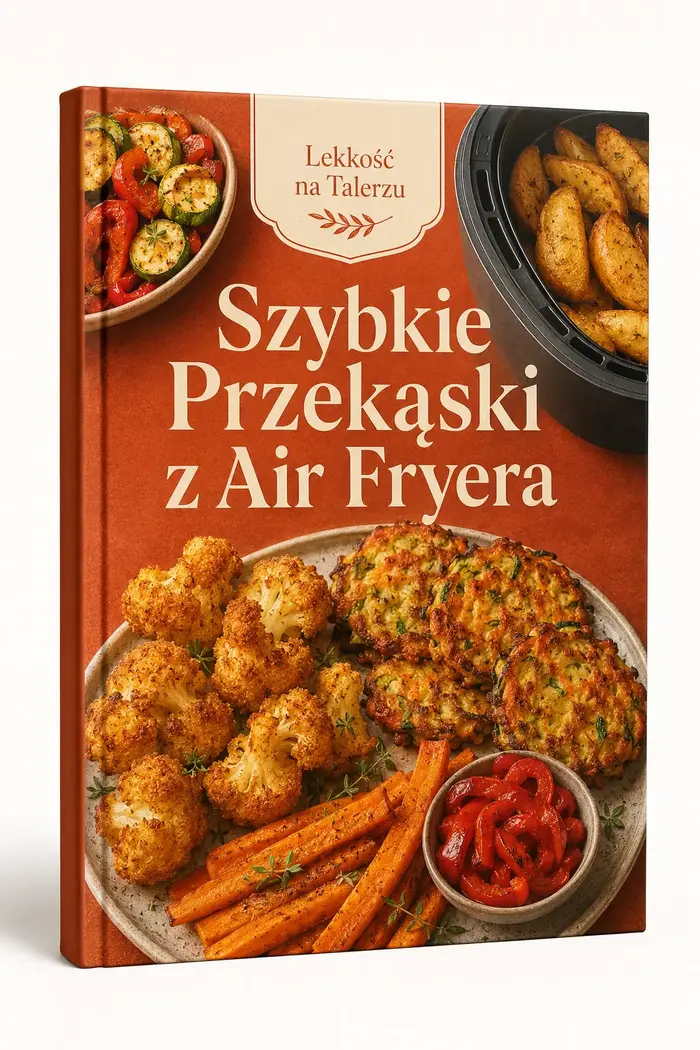 Okładka e-booka Szybkie Przekąski z Air Fryera